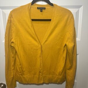 Banana Republic Yellow Cardigan